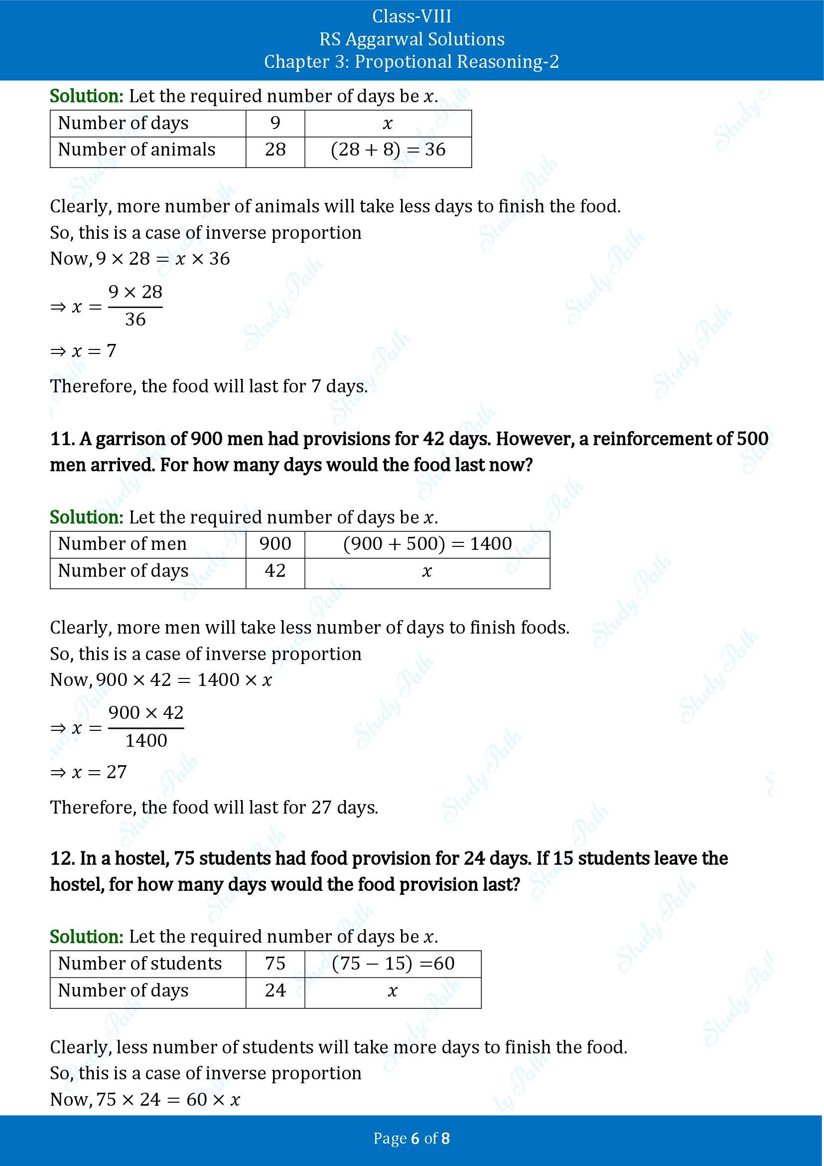 RS Aggarwal Solutions Class 8 Book 2 Chapter 3 Proportional Reasoning 2 Exercise 3D 00006