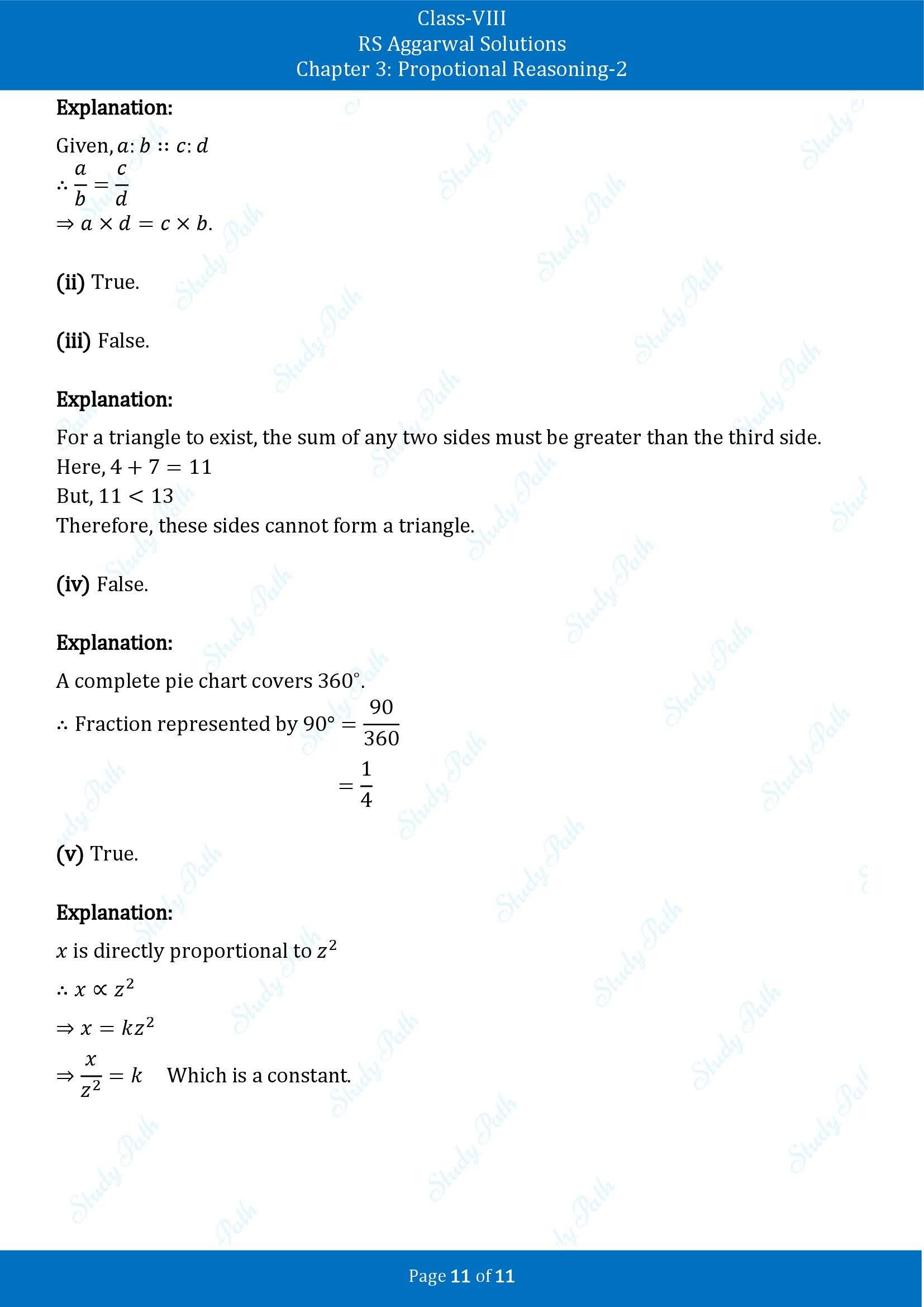 RS Aggarwal Solutions Class 8 Book 2 Chapter 3 Proportional Reasoning 2 Exercise 3E 00011
