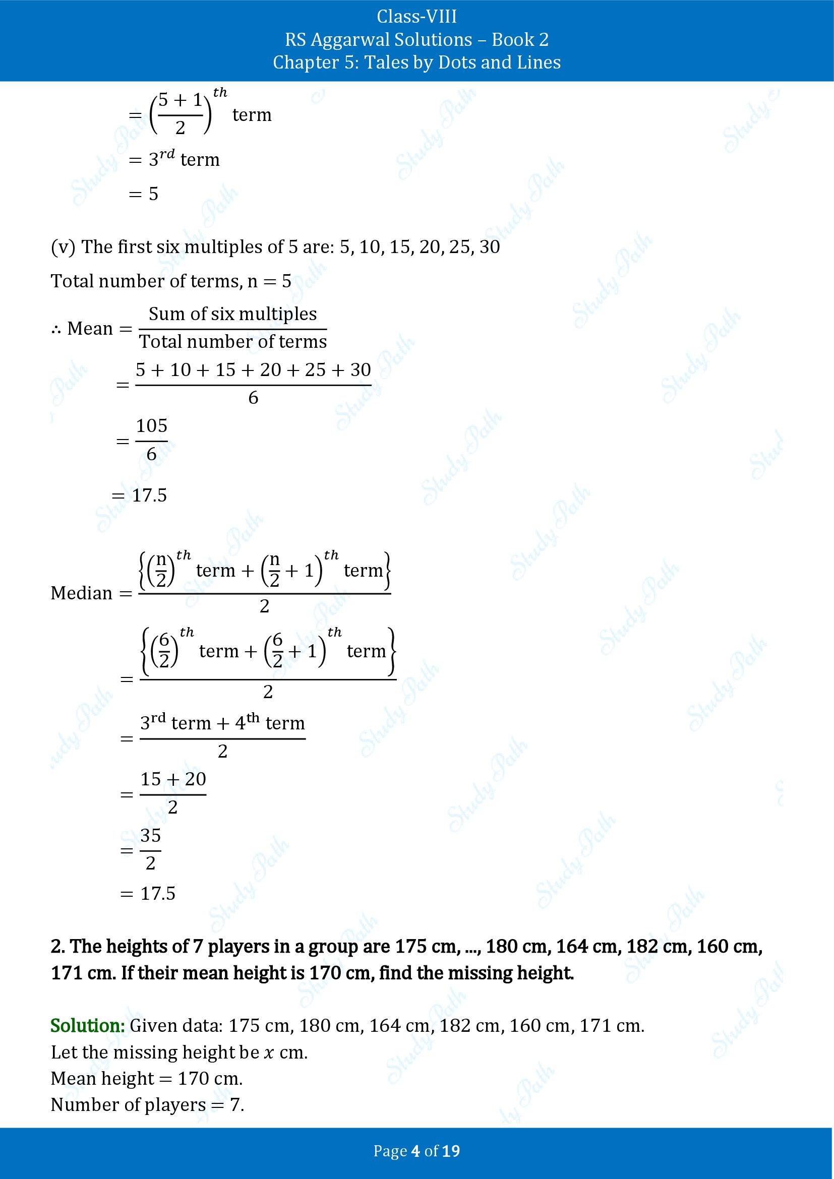 RS Aggarwal Solutions Class 8 Book 2 Chapter 5 Tales by Dots and Lines Exercise 5A 00004