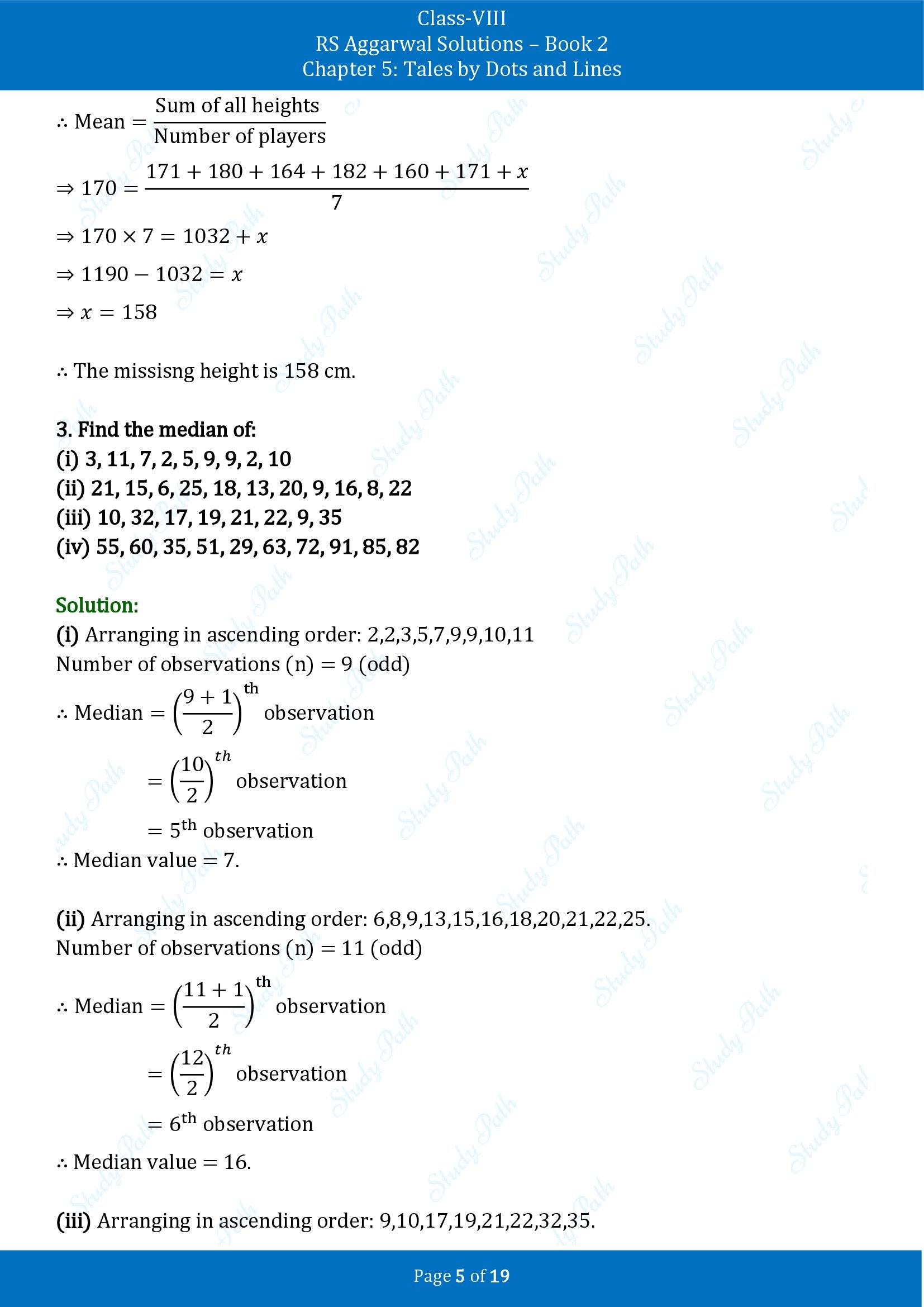 RS Aggarwal Solutions Class 8 Book 2 Chapter 5 Tales by Dots and Lines Exercise 5A 00005