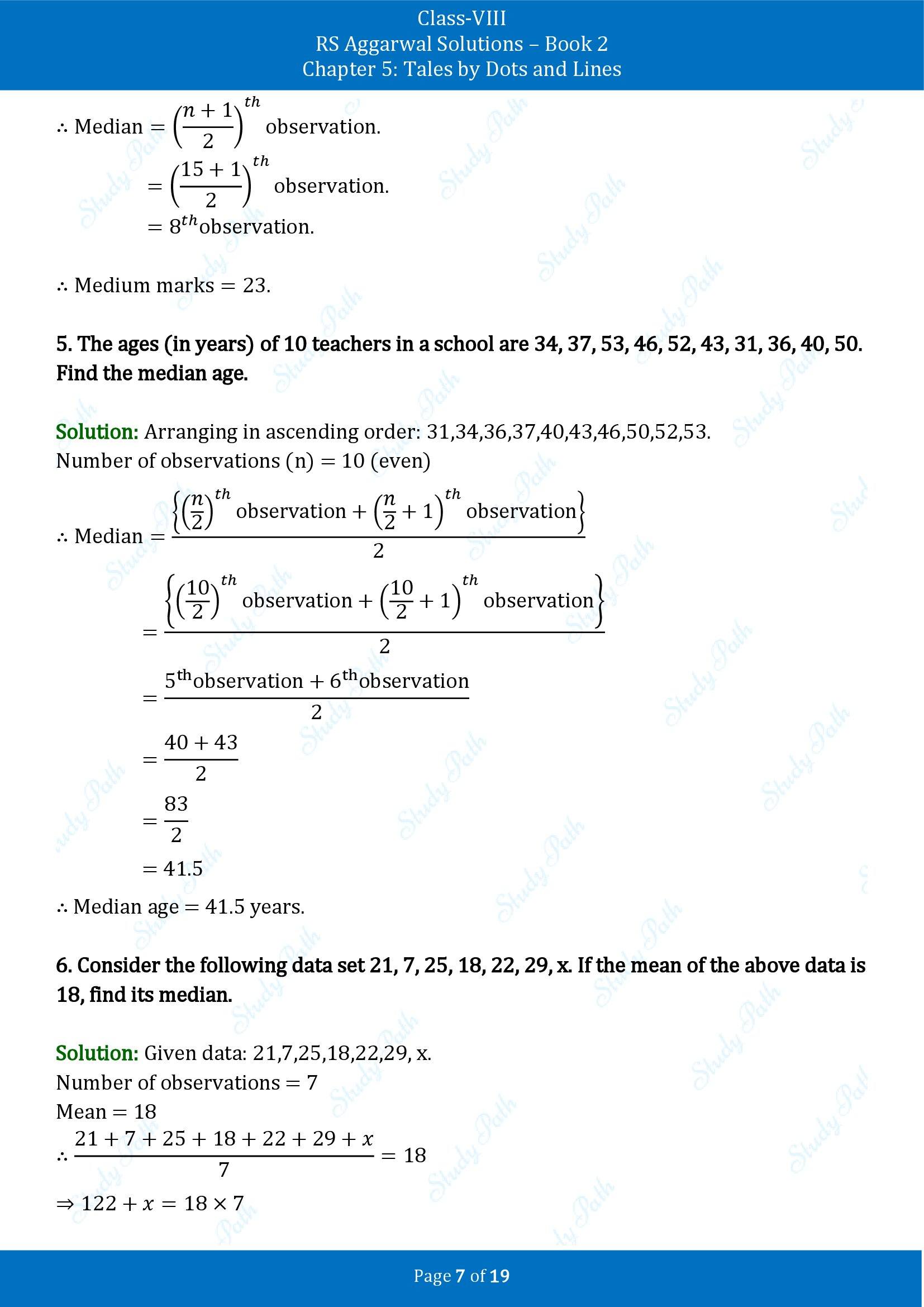 RS Aggarwal Solutions Class 8 Book 2 Chapter 5 Tales by Dots and Lines Exercise 5A 00007