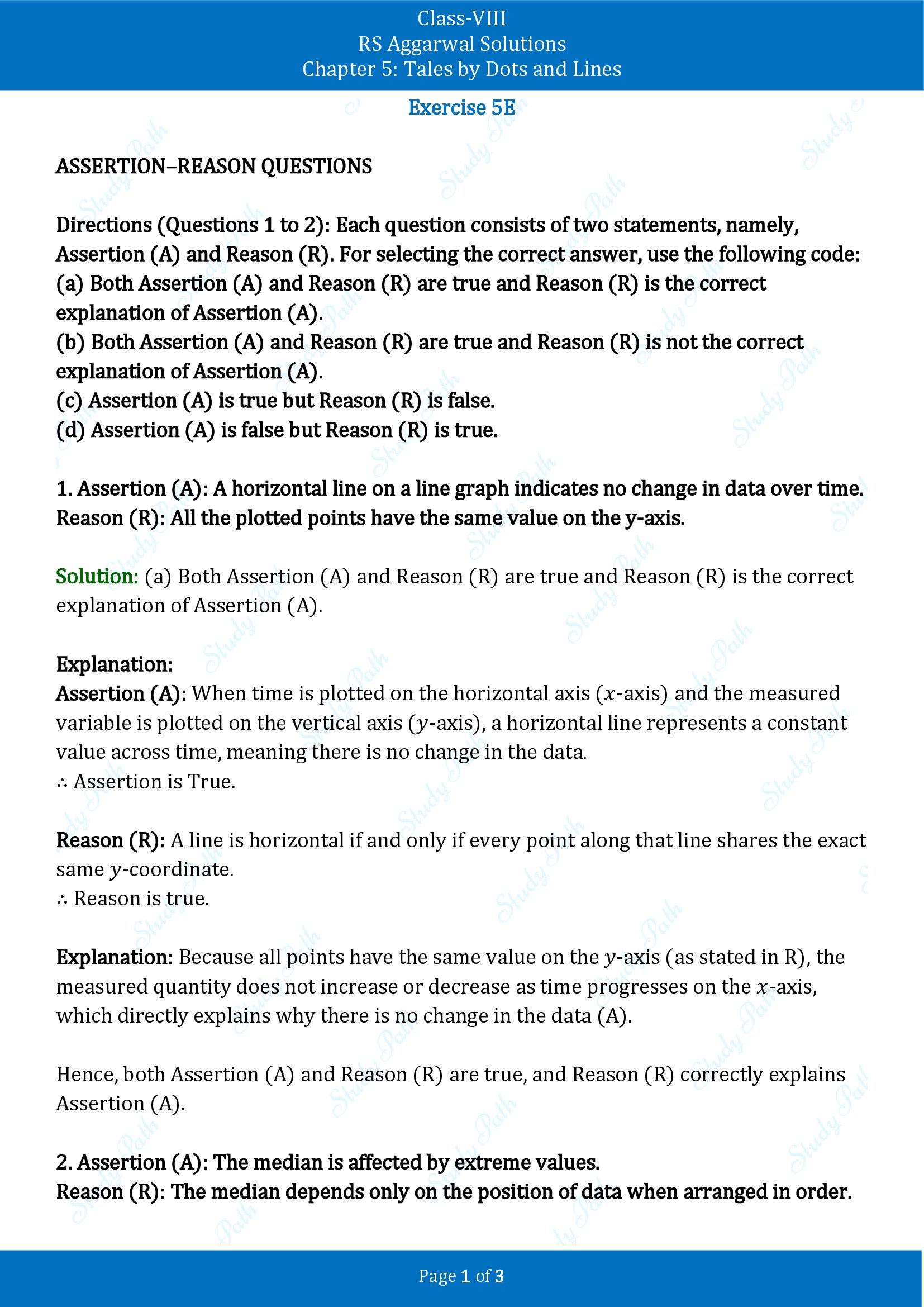 RS Aggarwal Solutions Class 8 Book 2 Chapter 5 Tales by Dots and Lines Exercise 5E 00001