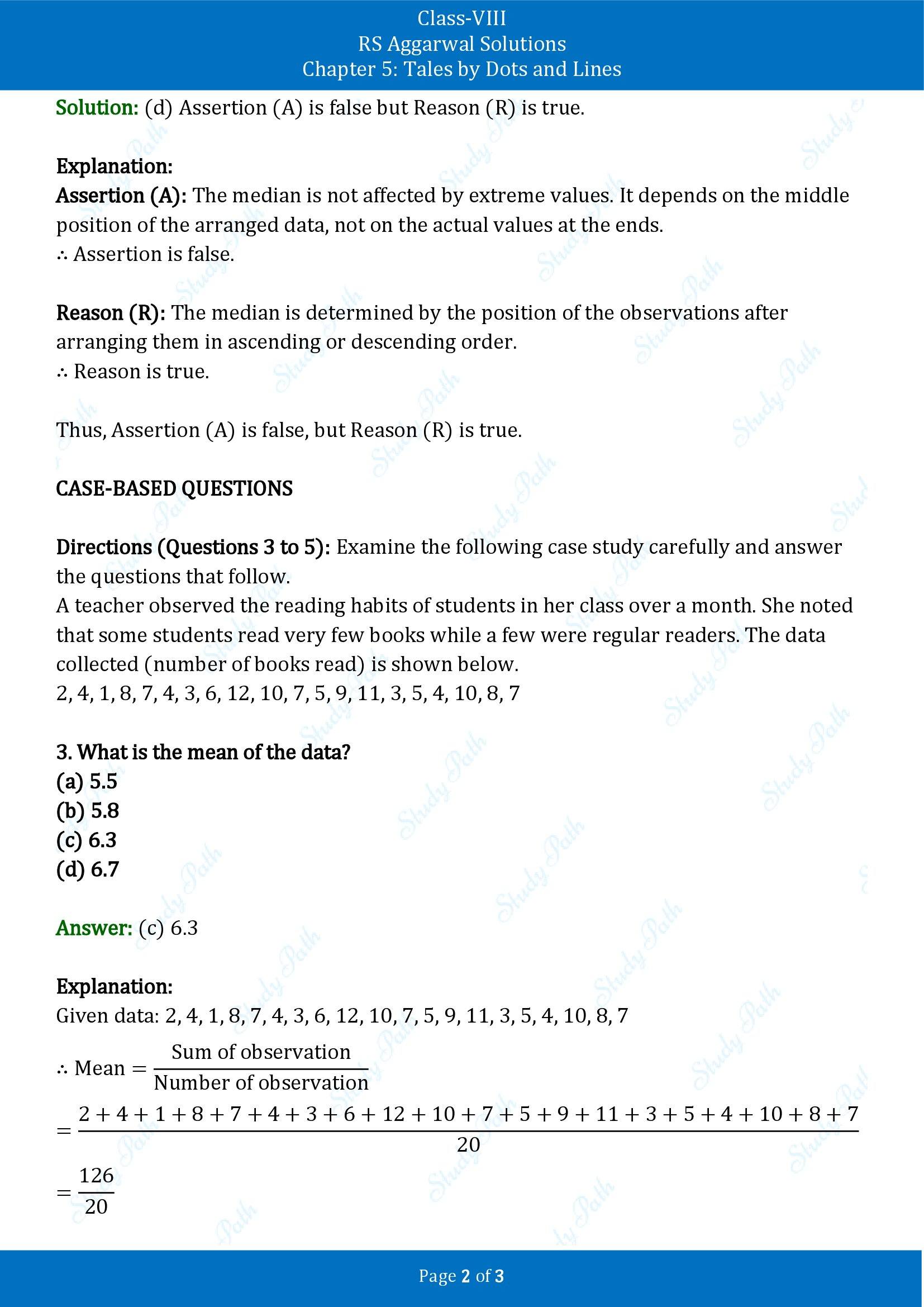 RS Aggarwal Solutions Class 8 Book 2 Chapter 5 Tales by Dots and Lines Exercise 5E 00002