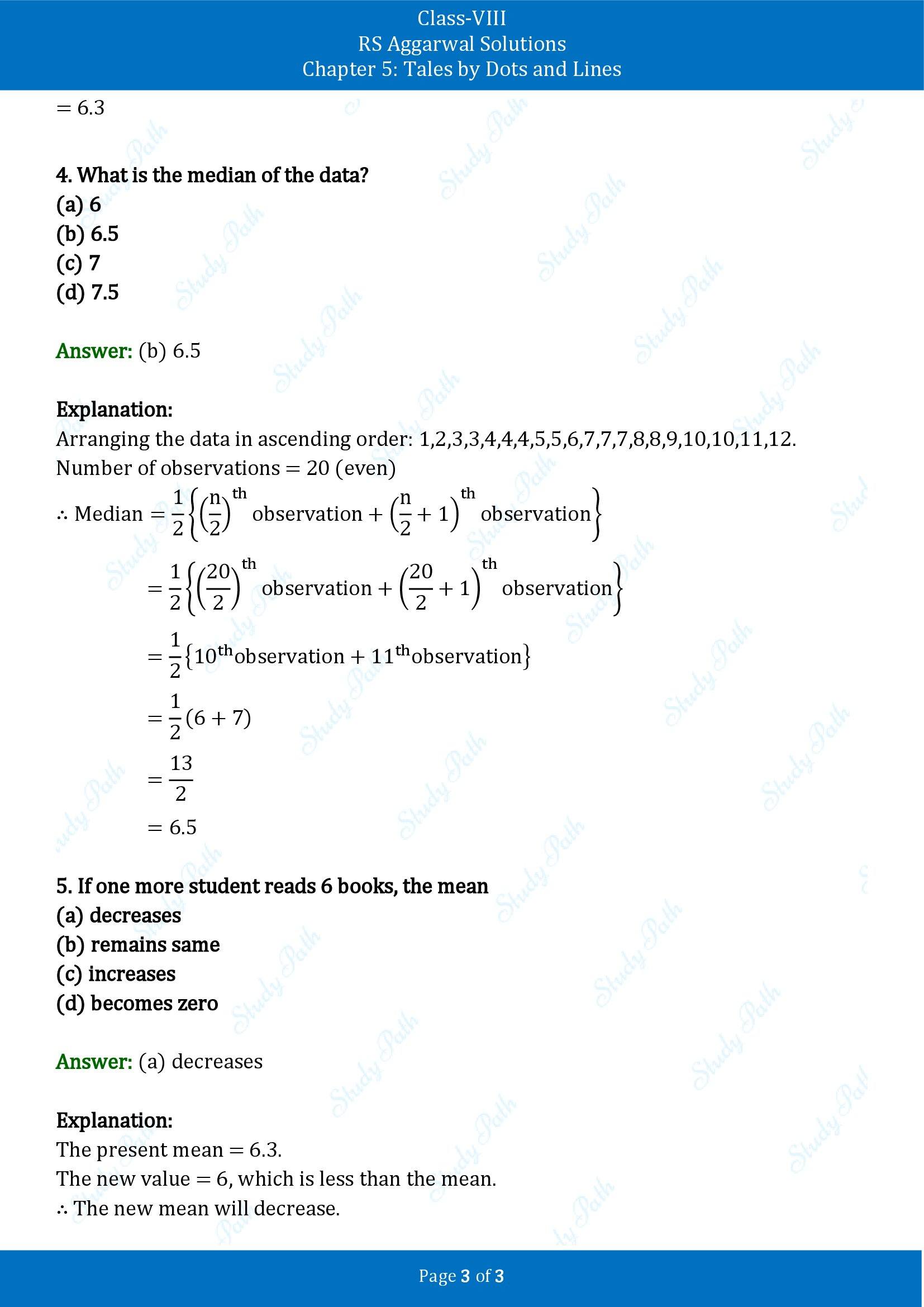 RS Aggarwal Solutions Class 8 Book 2 Chapter 5 Tales by Dots and Lines Exercise 5E 00003