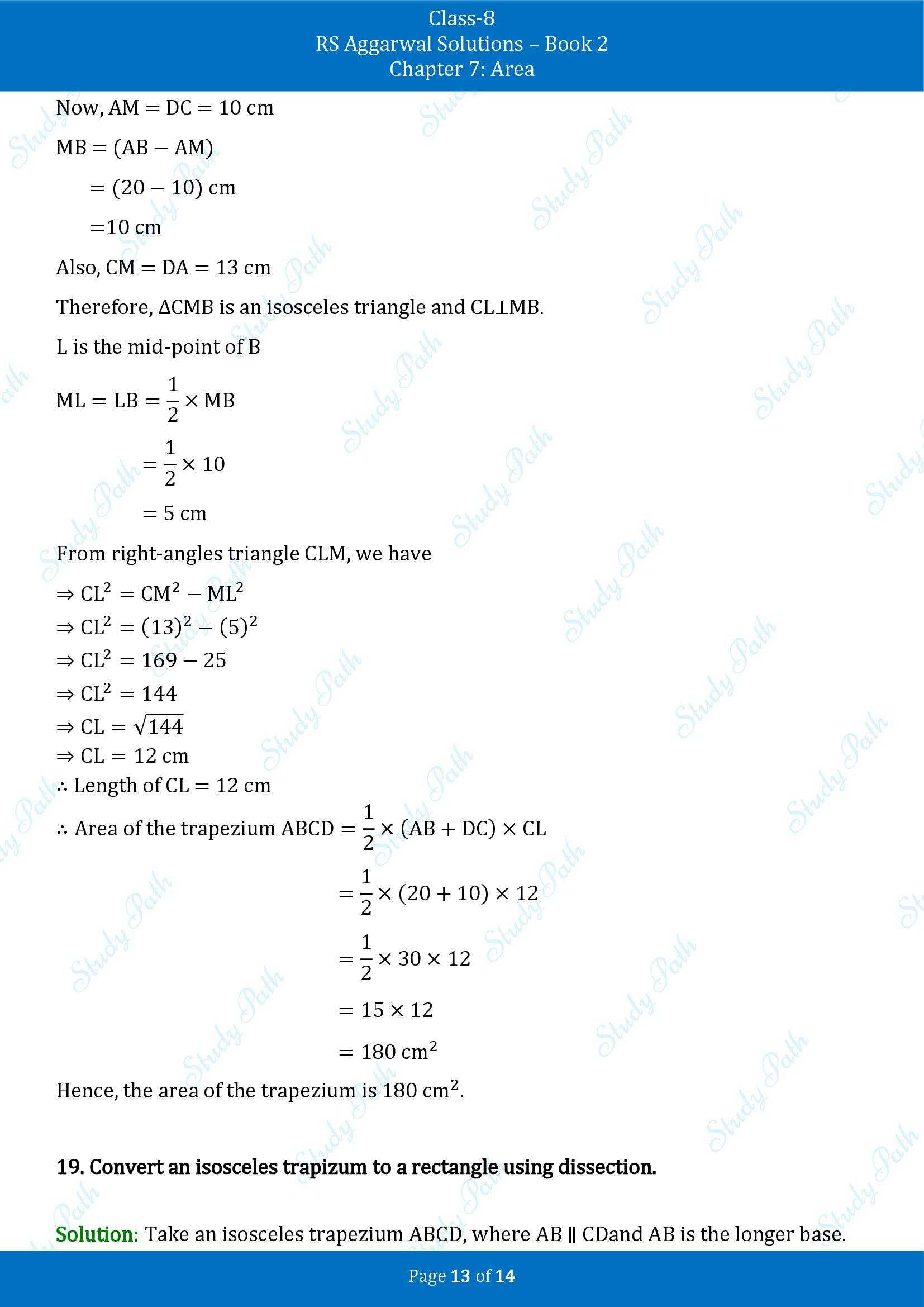 RS Aggarwal Solutions Class 8 Book 2 Chapter 7 Area Exercise 7C 00013