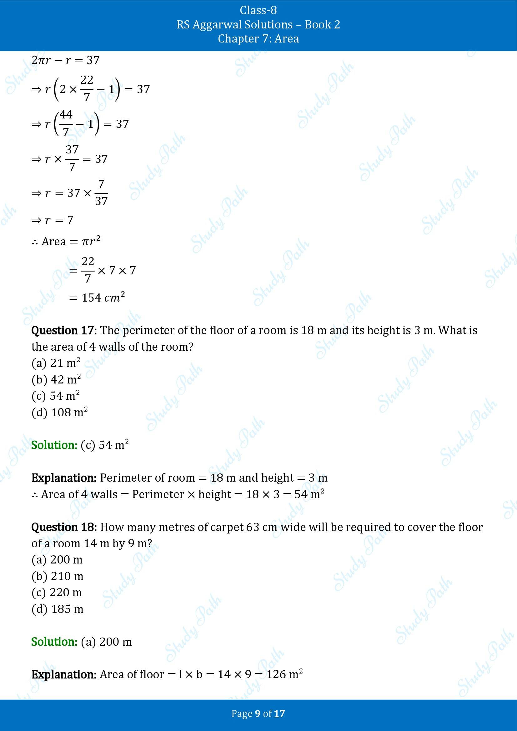 RS Aggarwal Solutions Class 8 Book 2 Chapter 7 Area Exercise 7D 00009