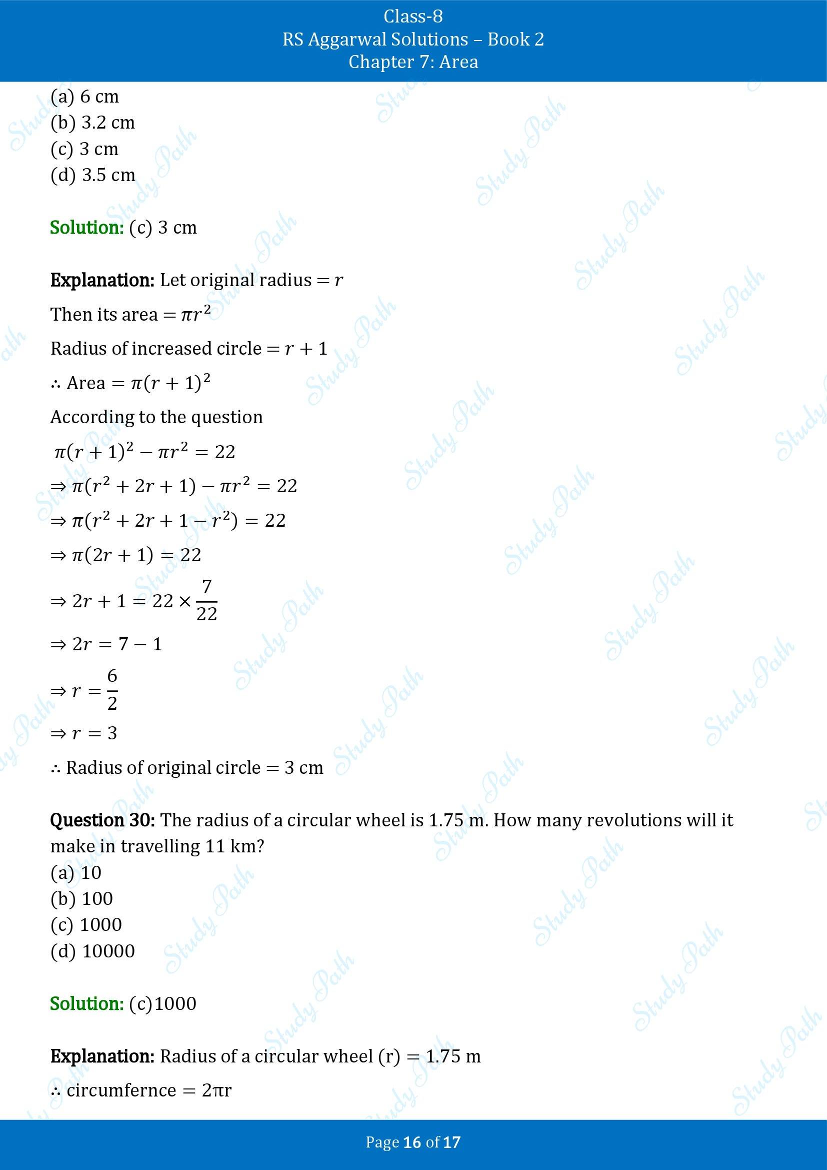 RS Aggarwal Solutions Class 8 Book 2 Chapter 7 Area Exercise 7D 00016