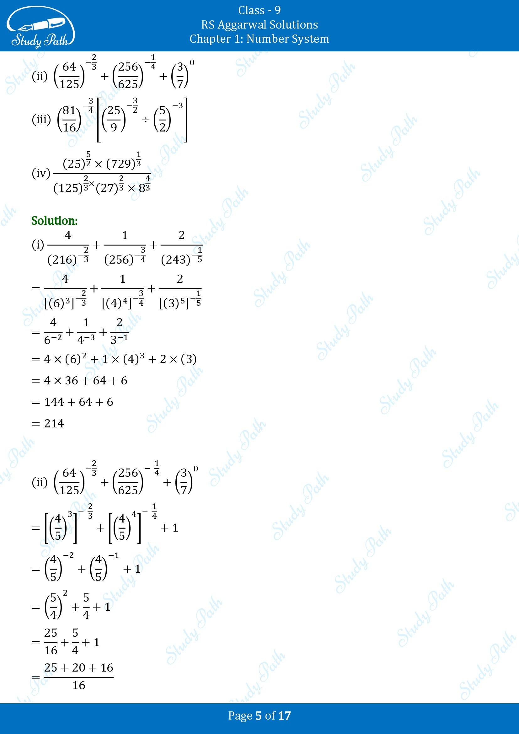RS Aggarwal Solutions Class 9 Chapter 1 Number System Exercise 1G 00005