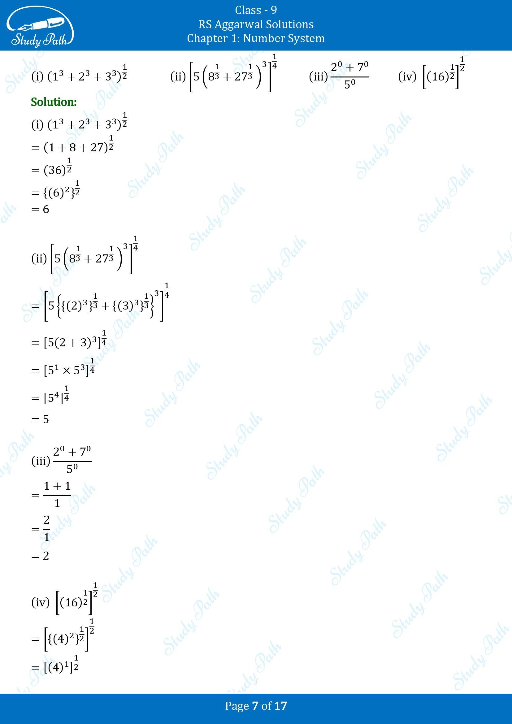 RS Aggarwal Solutions Class 9 Chapter 1 Number System Exercise 1G 00007