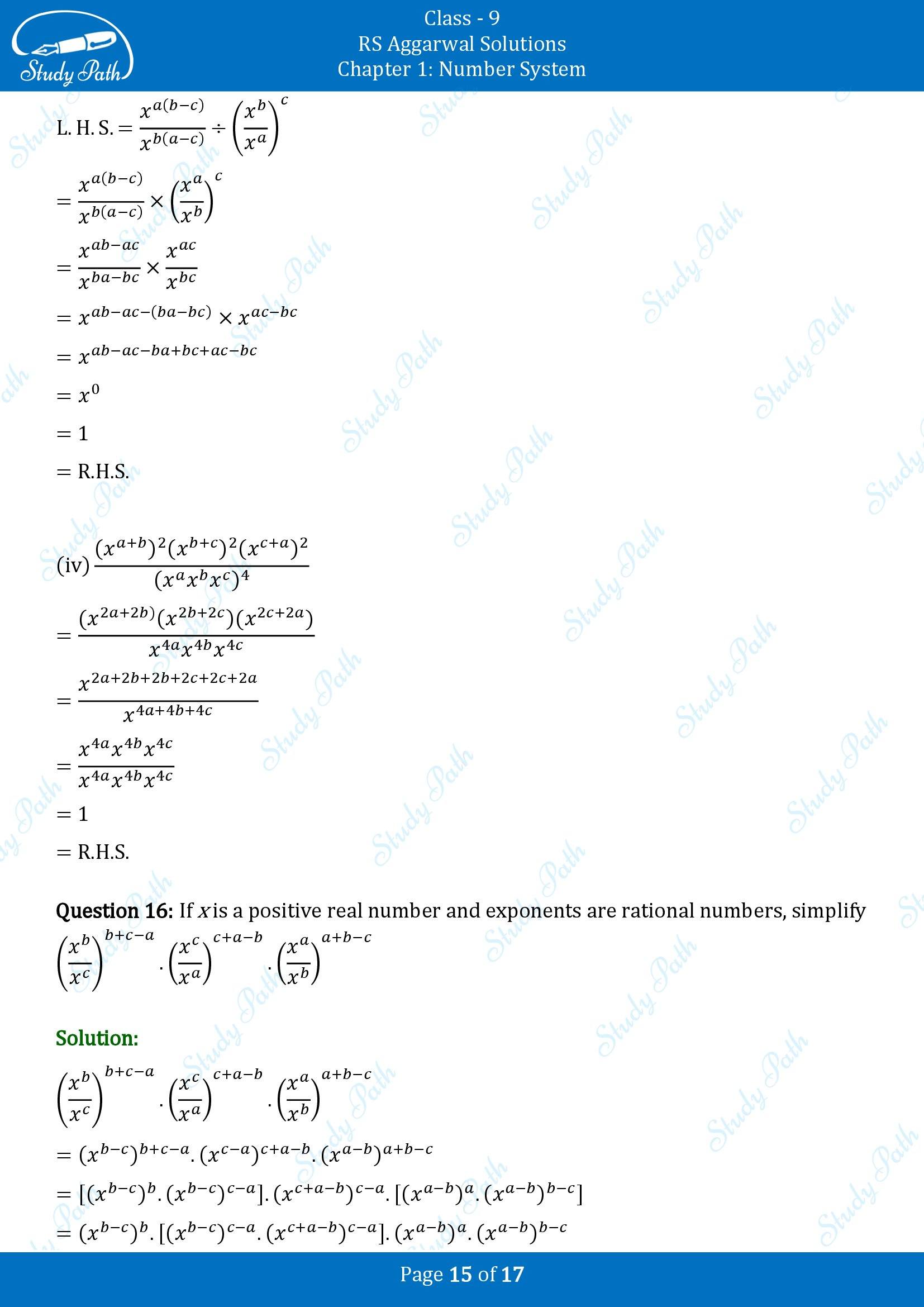 RS Aggarwal Solutions Class 9 Chapter 1 Number System Exercise 1G 00015