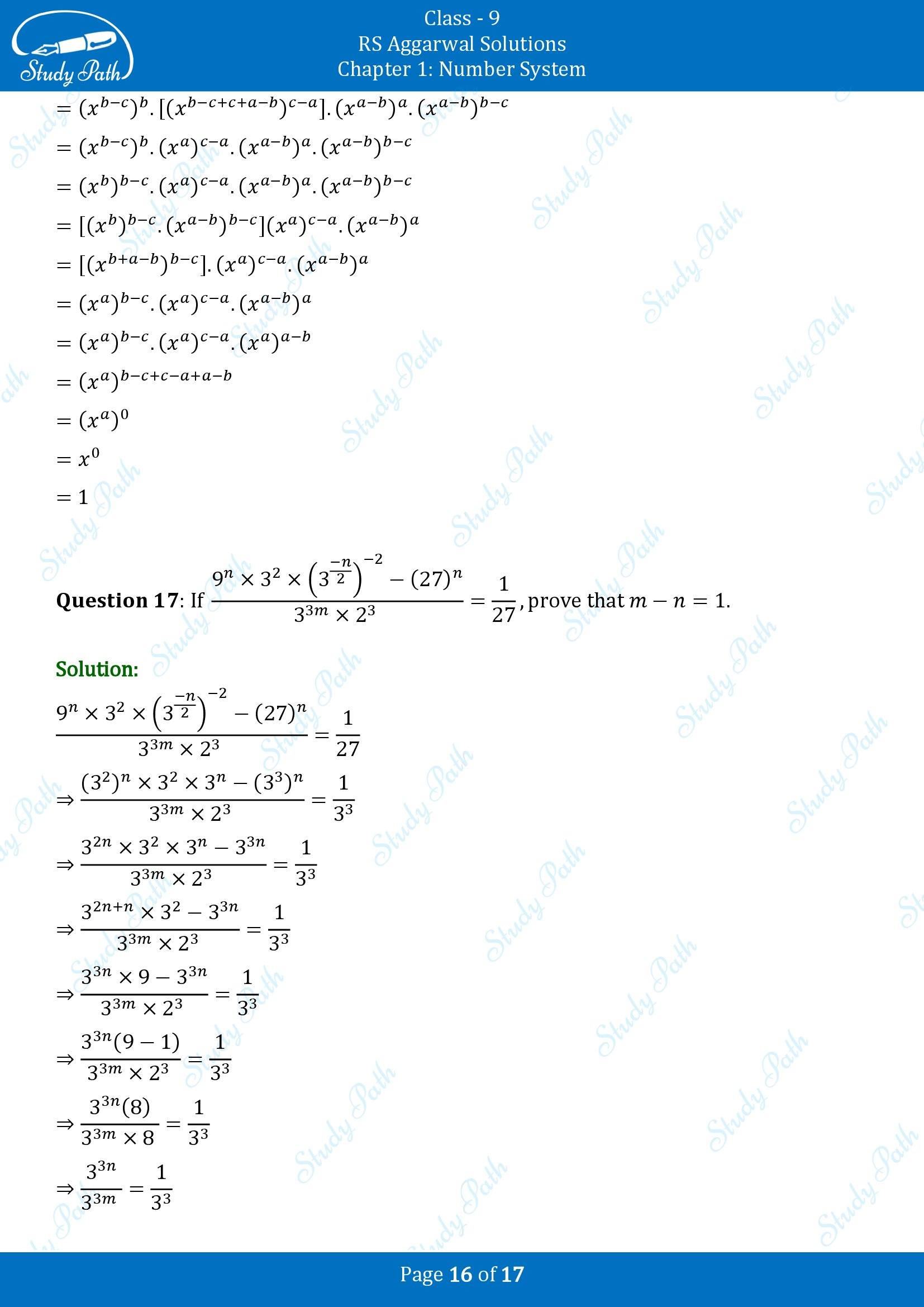 RS Aggarwal Solutions Class 9 Chapter 1 Number System Exercise 1G 00016