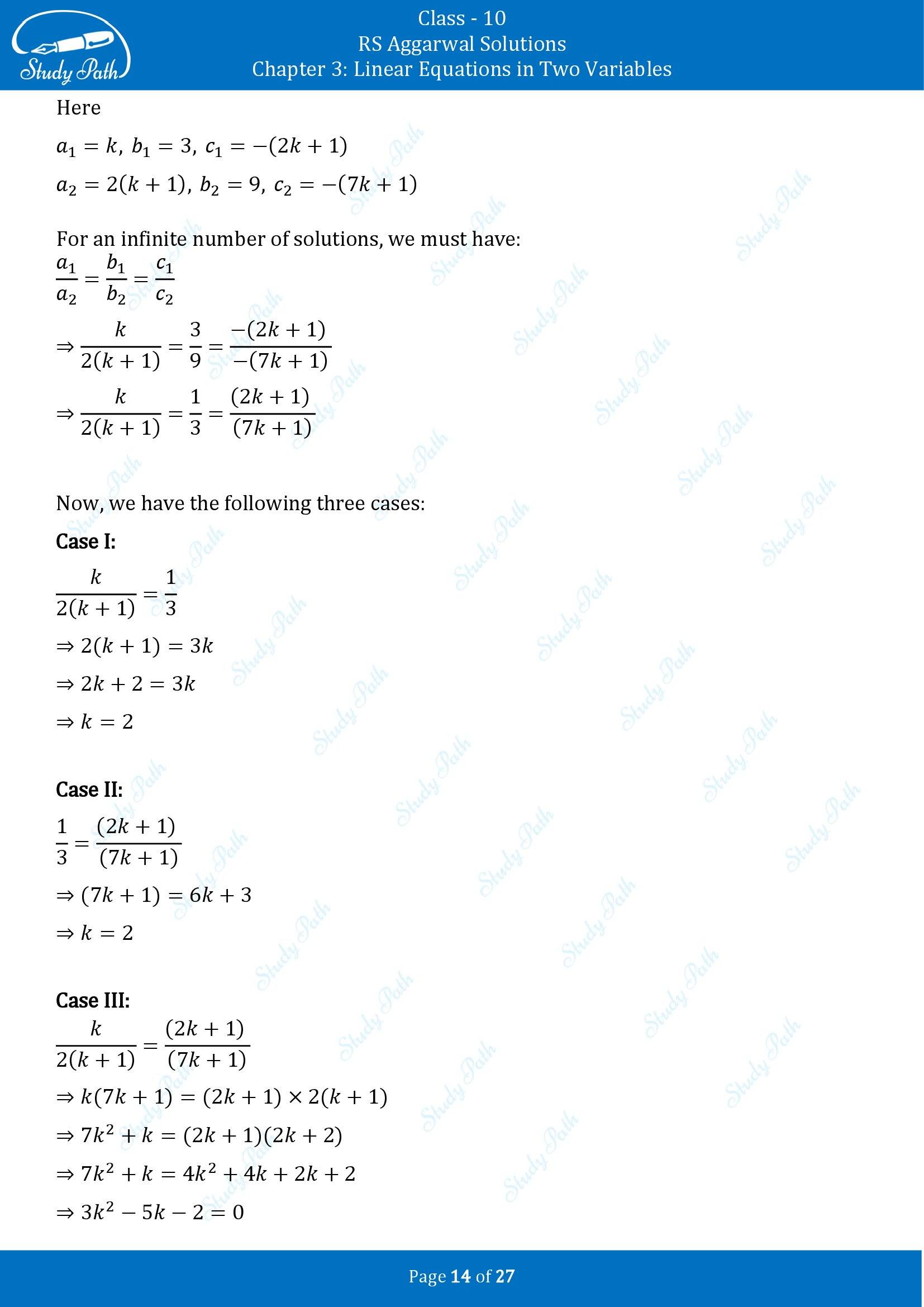 RS Aggarwal Solutions for Class 10 Chapter 3 Linear Equations in Two Variables Exercise 3D 00014