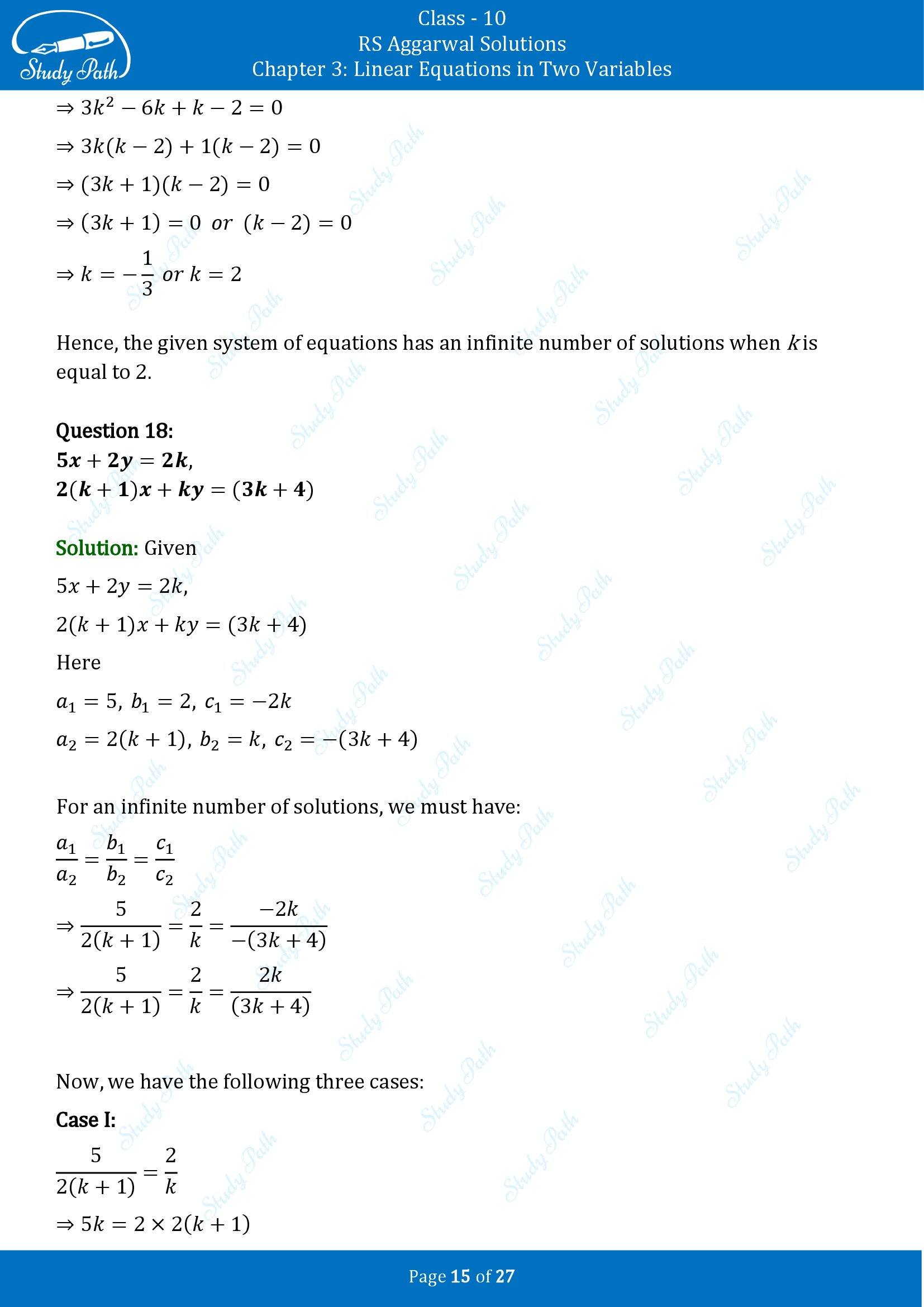 RS Aggarwal Solutions for Class 10 Chapter 3 Linear Equations in Two Variables Exercise 3D 00015