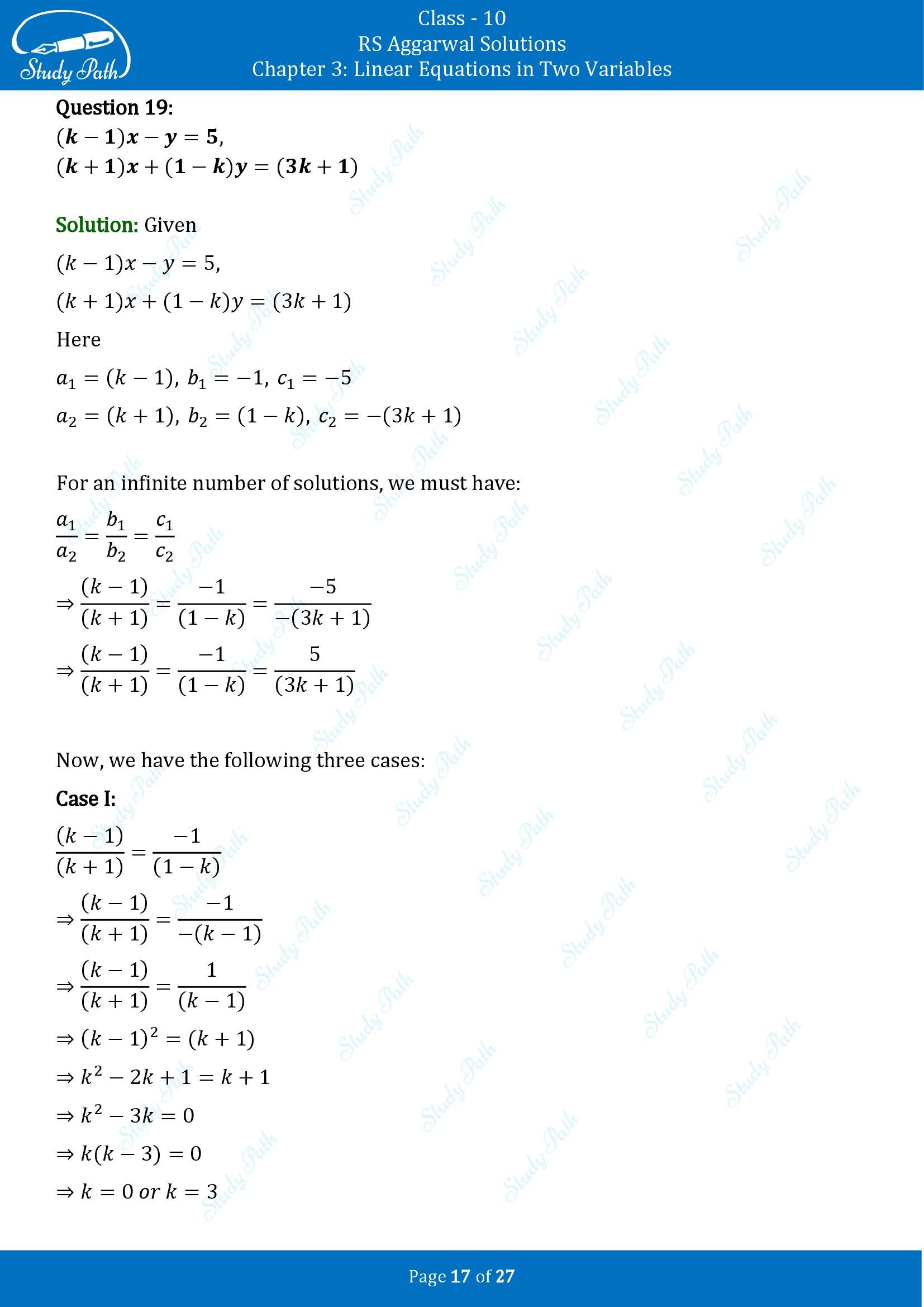 RS Aggarwal Solutions for Class 10 Chapter 3 Linear Equations in Two Variables Exercise 3D 00017