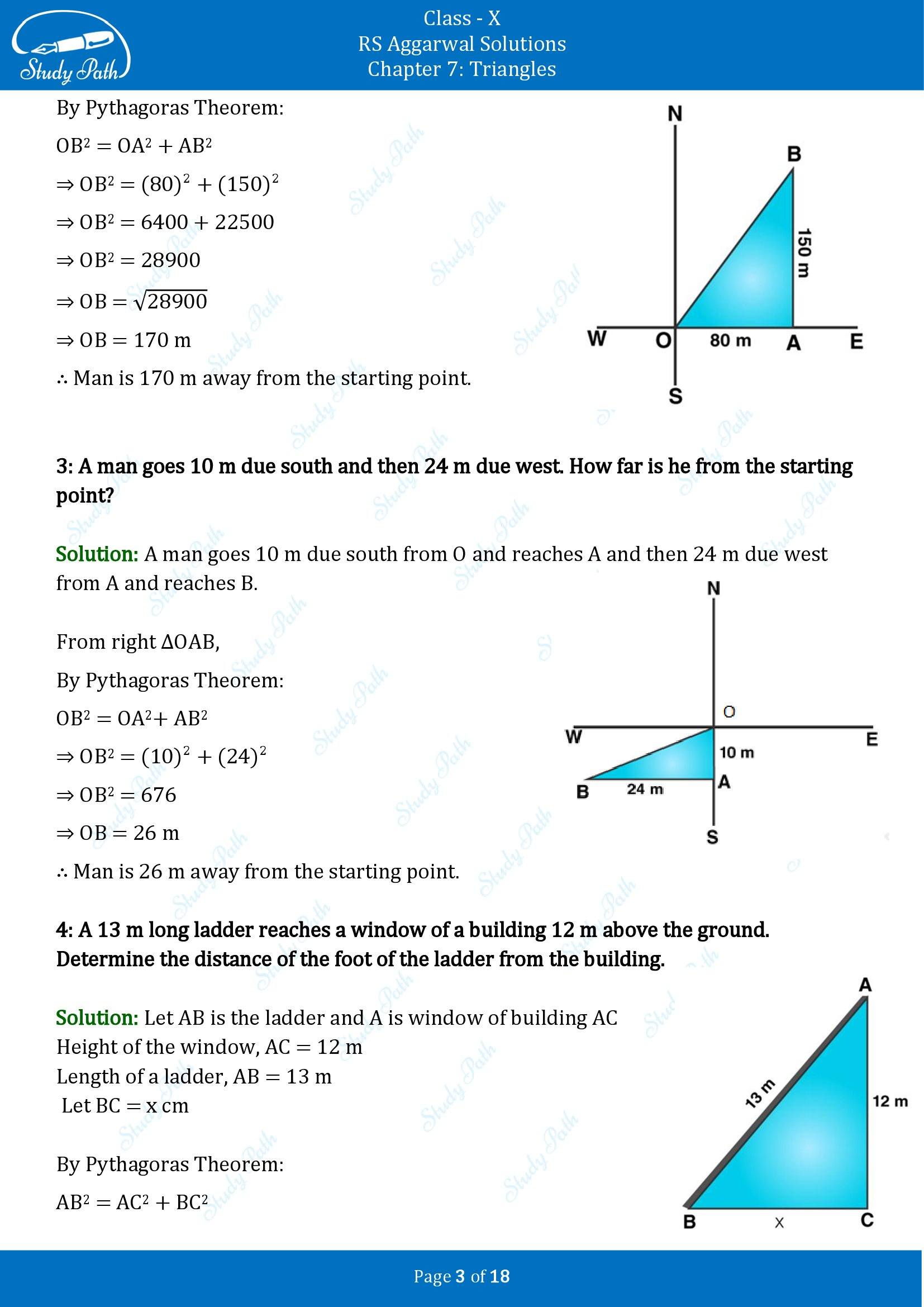 RS Aggarwal Solutions for Class 10 Chapter 7 Triangles Exercise 7D 00003